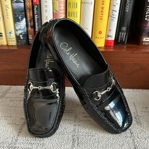 Cole Haan Trillby Bit Black Patent Loafer Driver size 6